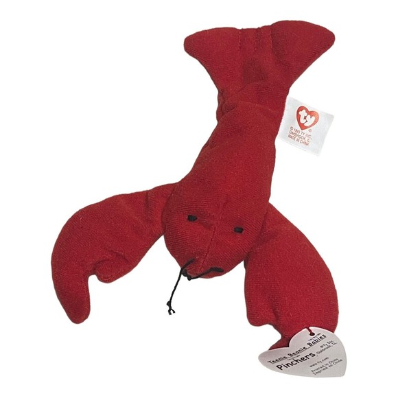 Lot Of 4 McDonalds TY Teenie Beanie Babies 1993 Pinchers, Inch, Doby, Zip - Picture 2 of 10